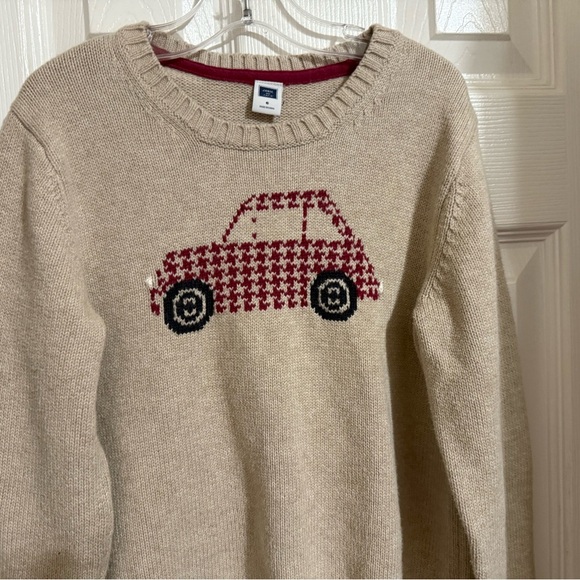 Janie and Jack Houndstooth Car Sweater - Picture 5 of 9